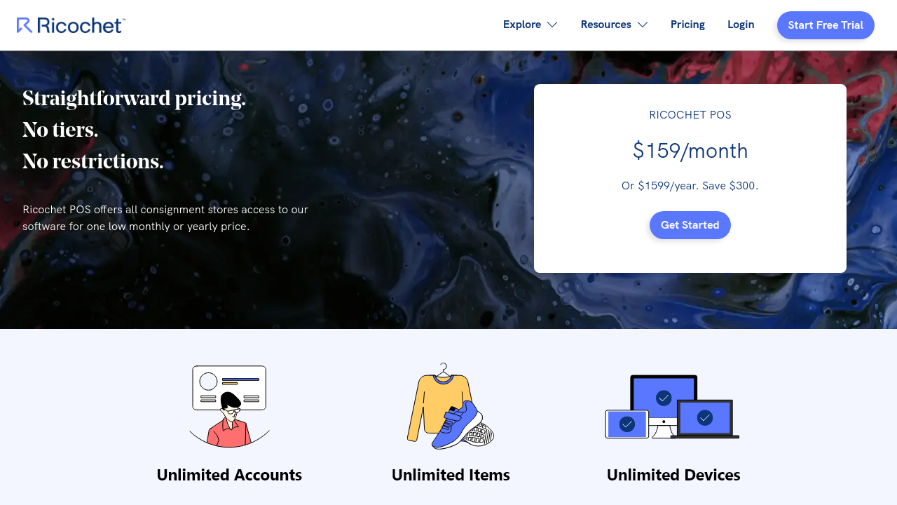 Ricochet Consignment Software